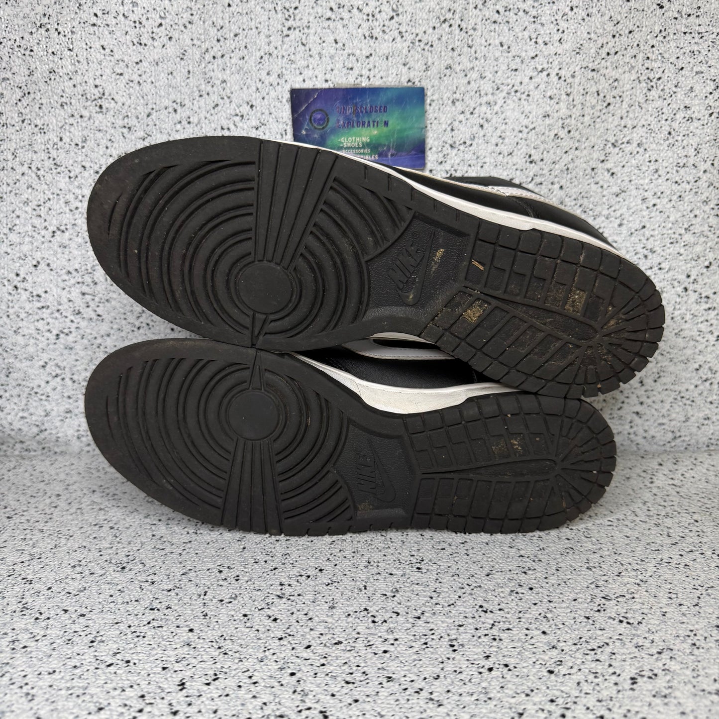 Nike Dunk Low Reverse Black White 9 Men “Preowned”