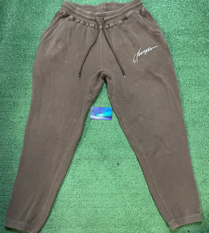 YoungLA waffle knit brown pants