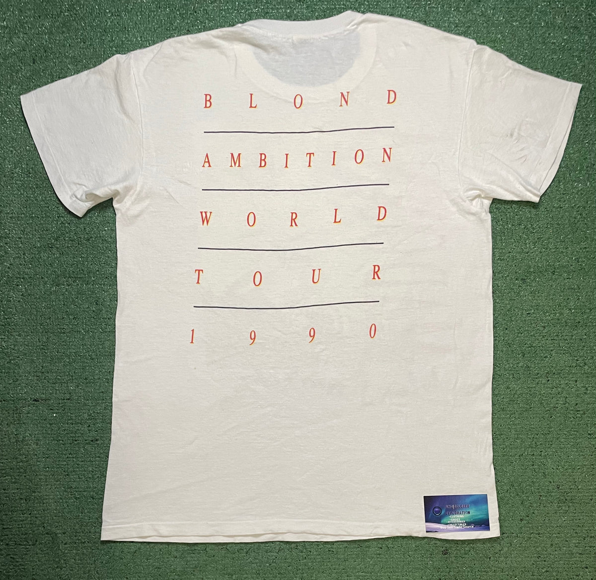 Vintage 1990s Madonna Blond Ambition world tour tee