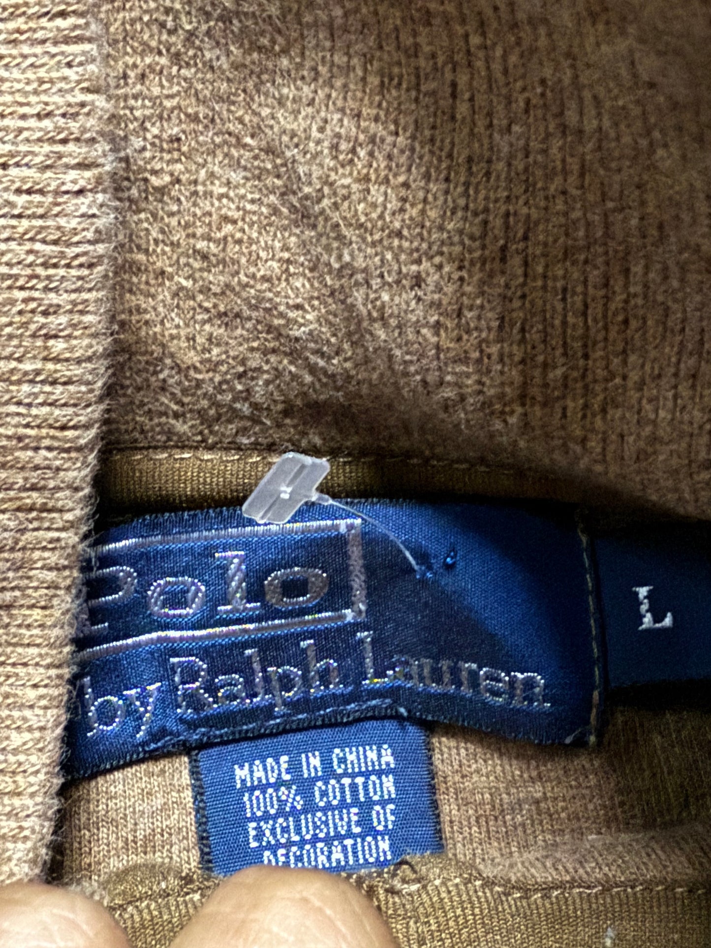 Vintage Polo Ralph Lauren Quarter Zip Brown