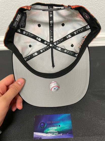 Atlanta Braves Amber Leaves 150th anniversary new era hat