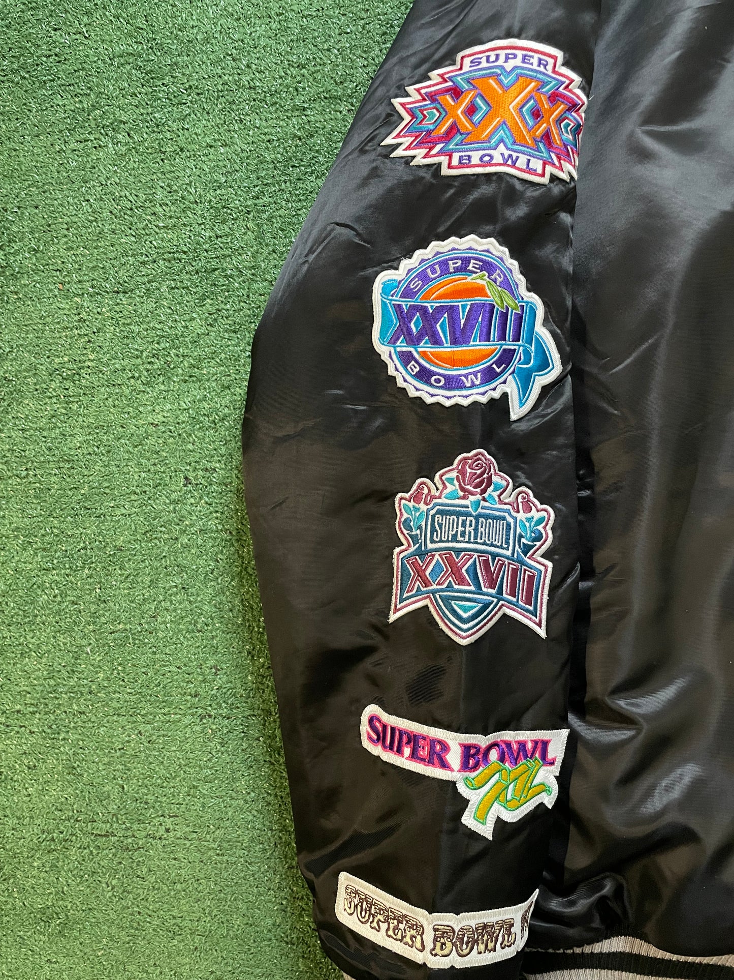 Vintage 1990s Dallas cowboys Jeff Hamilton Super Bowl Champions jacket
