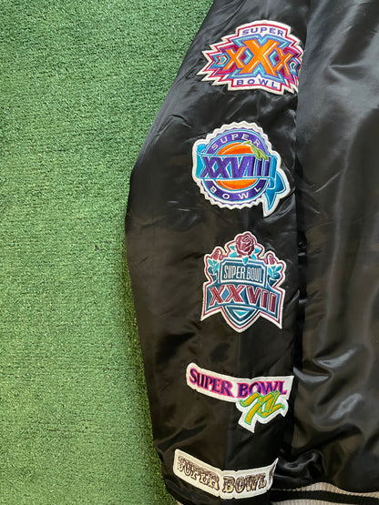 Vintage 1990s Dallas cowboys Jeff Hamilton Super Bowl Champions jacket
