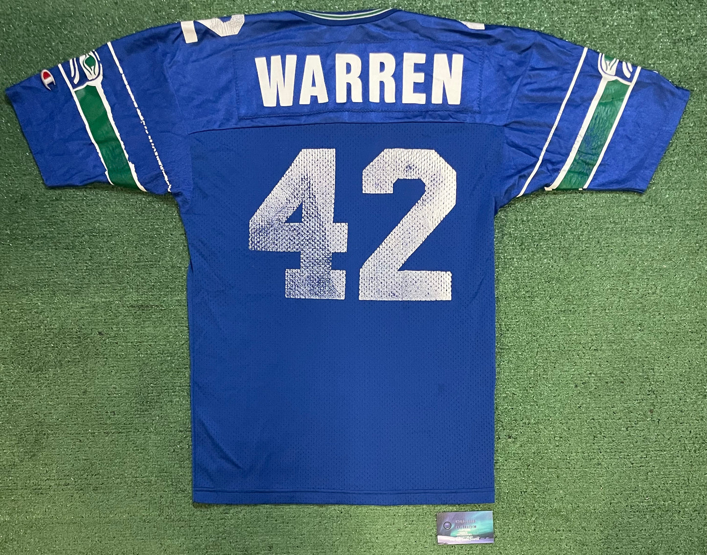 Vintage 1990s Seattle Seahawks Chris Warren champion football jersey