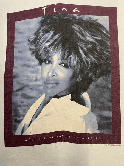 Vintage 1990s Tina Turner what’s love tour tee