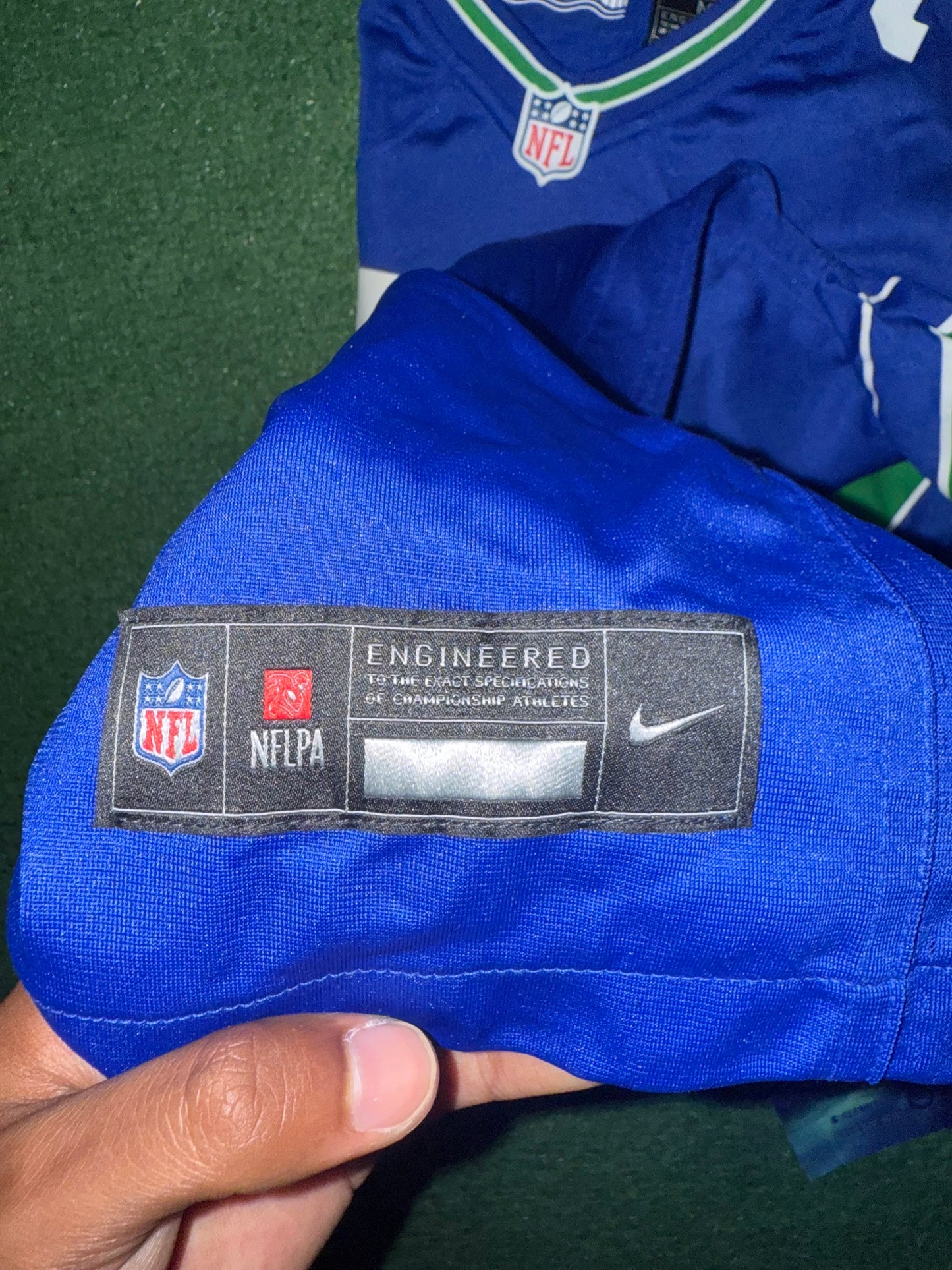 Seattle Seahawks Nike ThrowBack Jersey Tariq Woolen