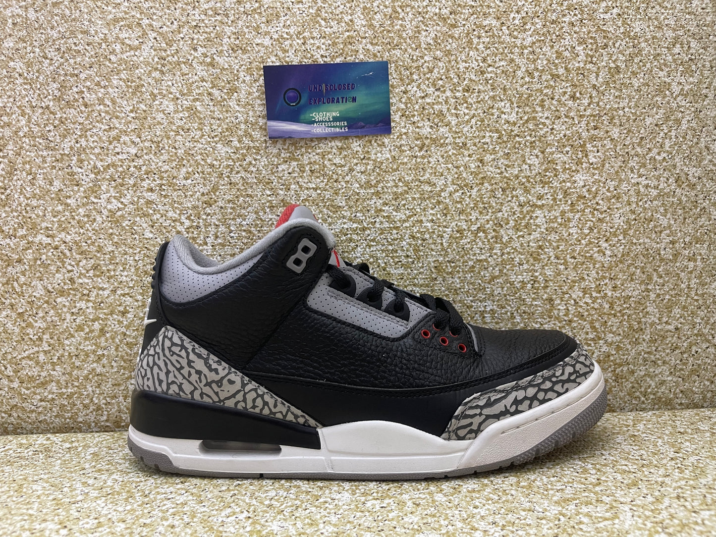 Jordan 3 Black Cement “Preowned” Size 10 men