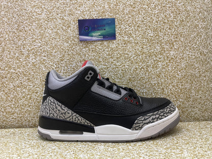 Jordan 3 Black Cement “Preowned” Size 10 men