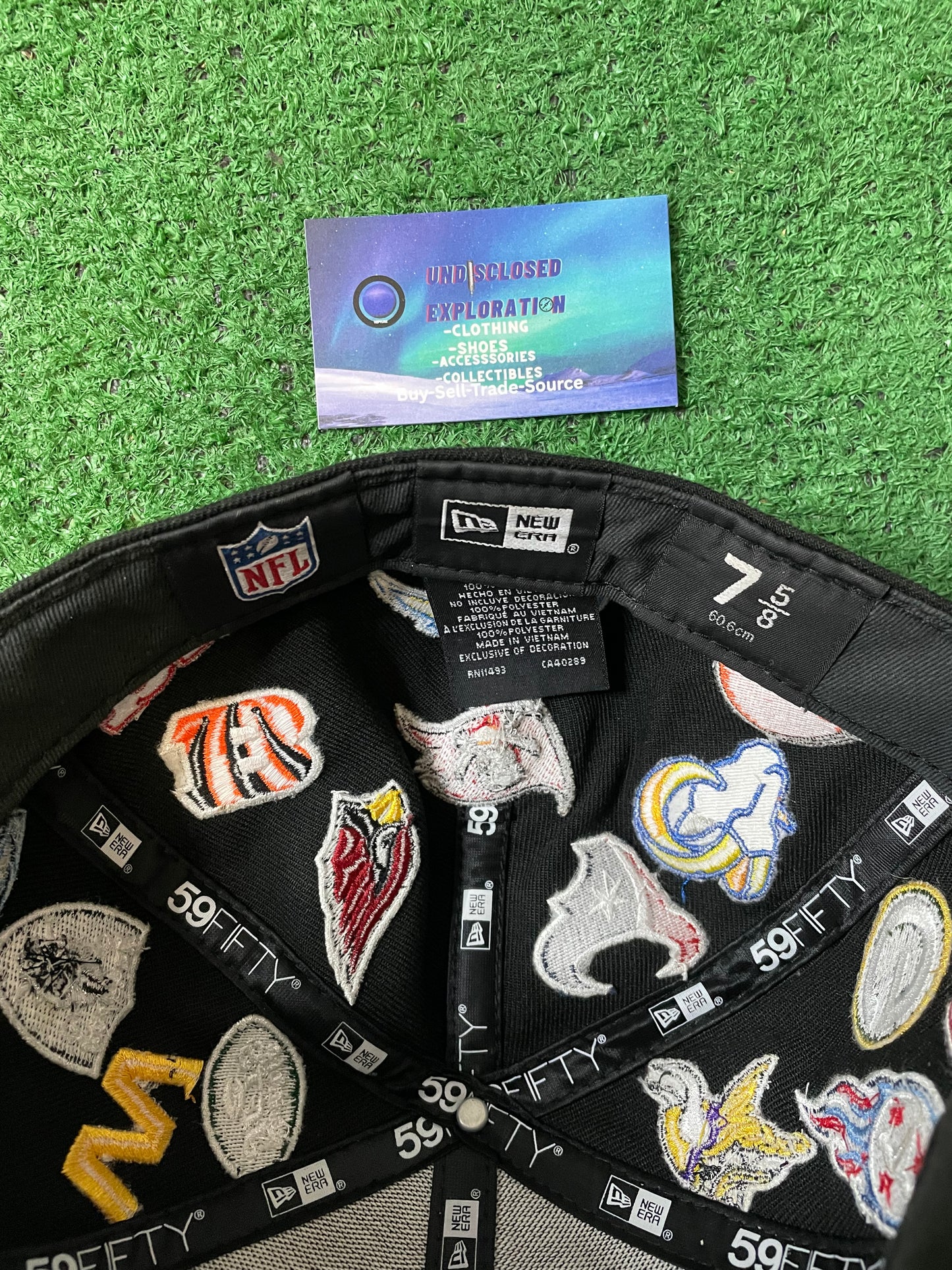 NFL all over patch fitted hat