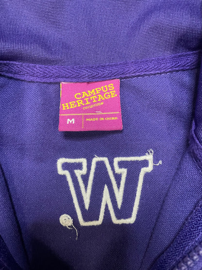University of Washington purple & gold track jacket