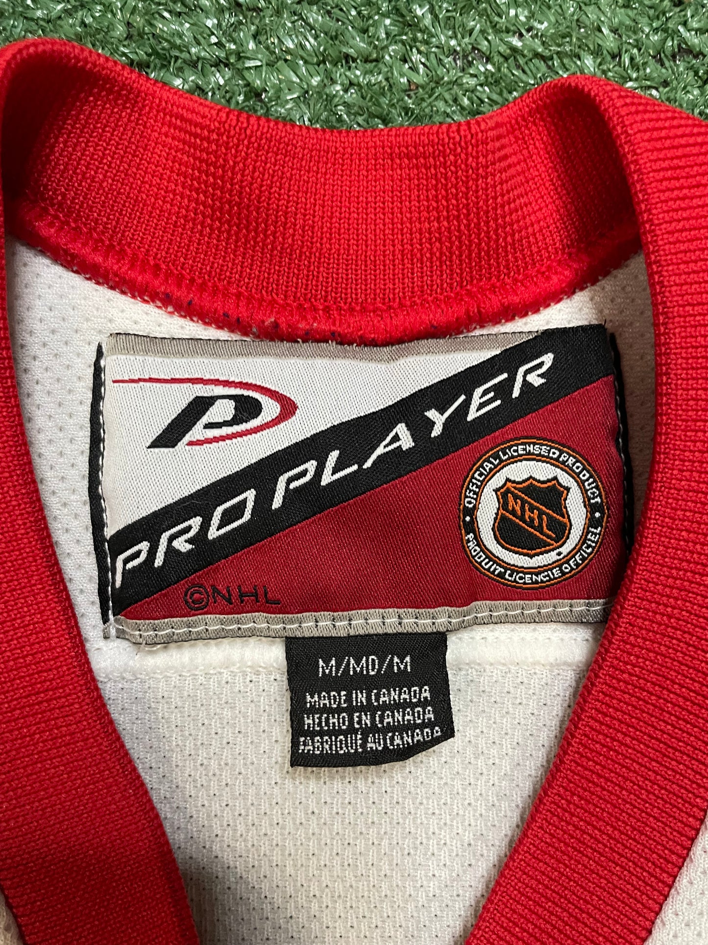 Vintage 1990s Pro Player Detroit red wings western conference hockey jersey