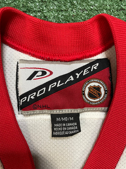Vintage 1990s Pro Player Detroit red wings western conference hockey jersey