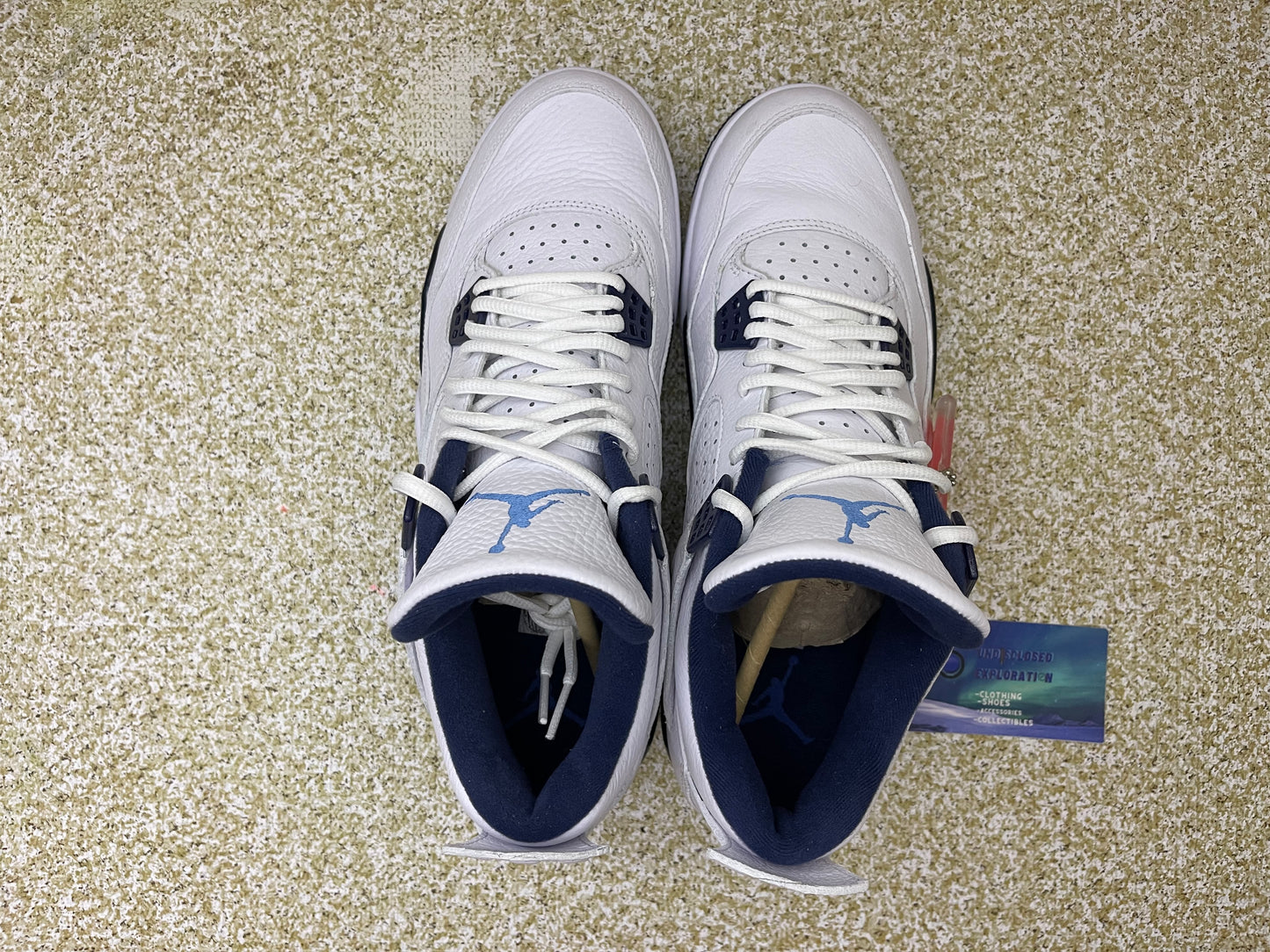 Jordan 4 Columbia 11 Men/12.5 Women “Preowned”