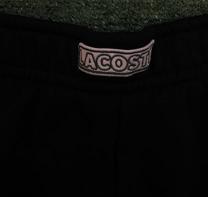 Lacoste embroidered  black shorts