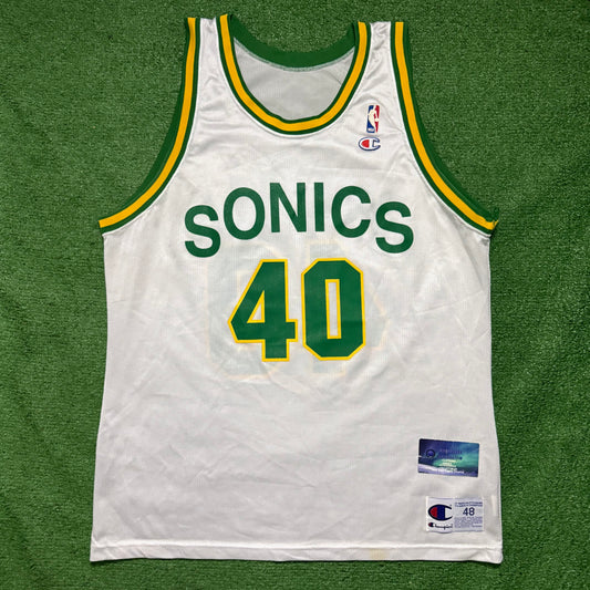 Vintage Seattle SuperSonics Shawn Kemp Jersey Champion