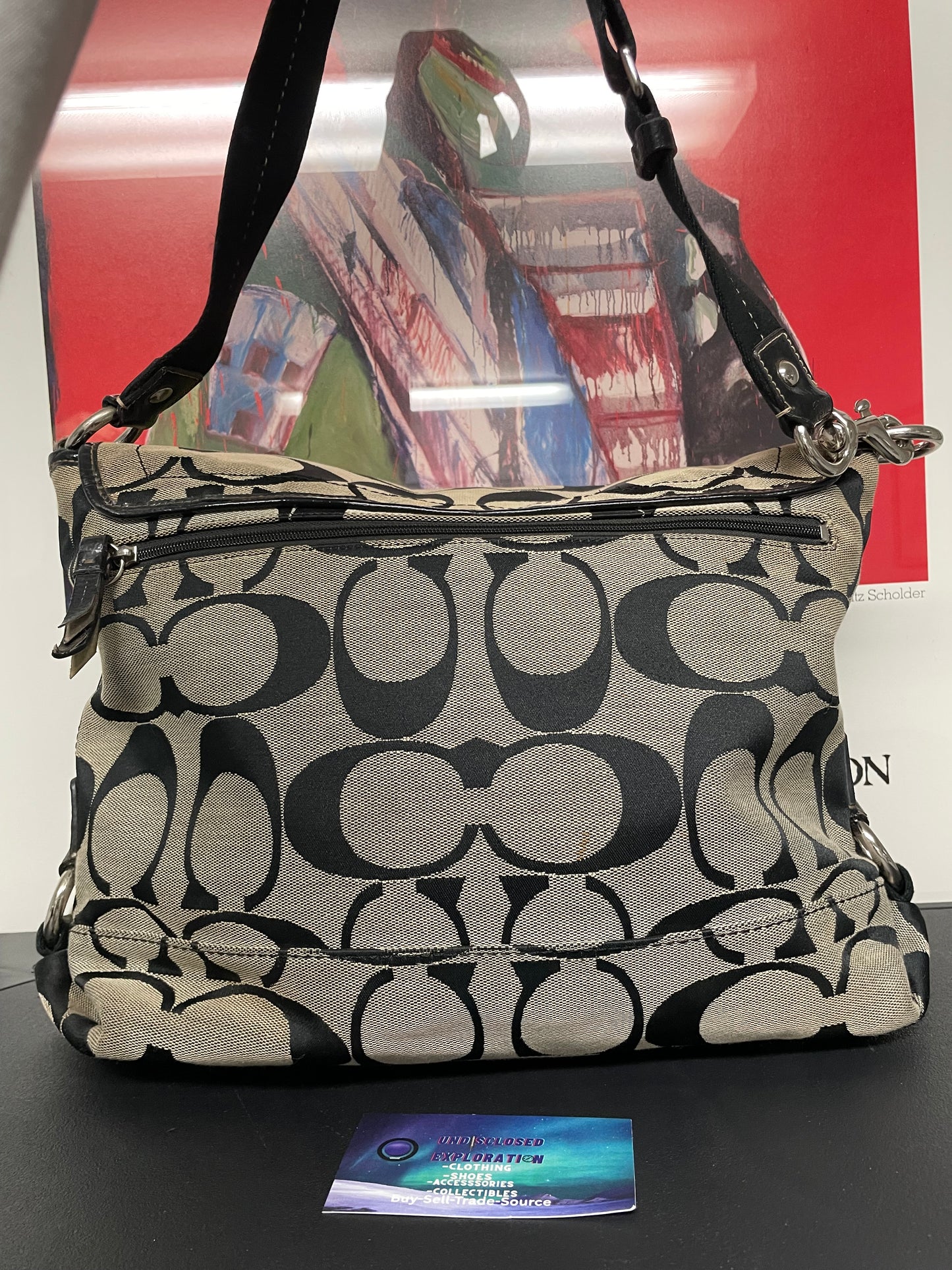 Vintage Coach messenger bag