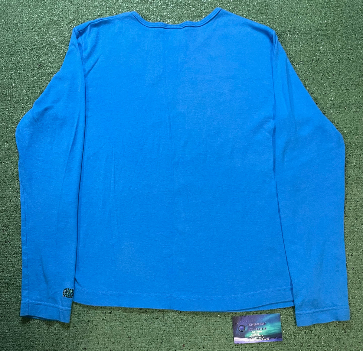 Martini moment rhinestone blue longsleeve