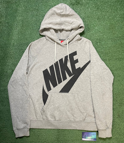 Nike black & grey swoosh logo hoodie