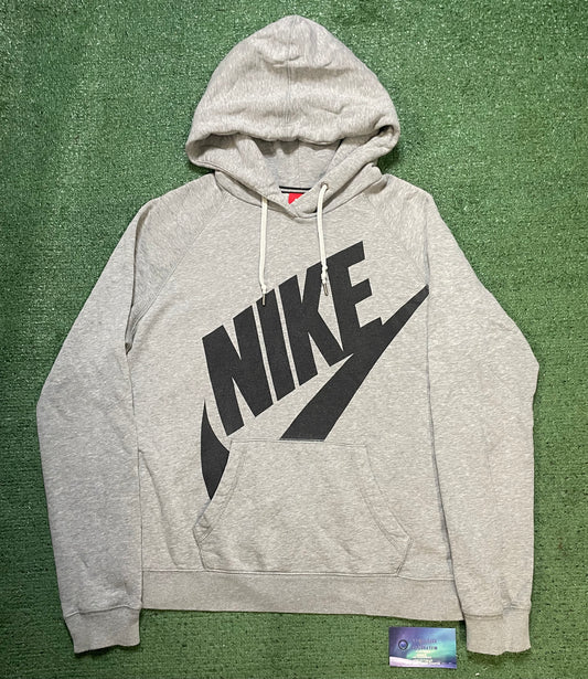 Nike black & grey swoosh logo hoodie