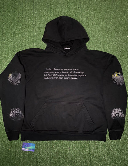 Rhude fade honest eye hoodie