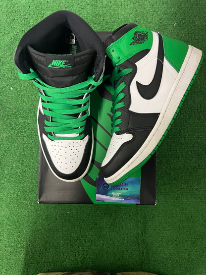 Jordan 1 high lucky green size 9men/10.5women