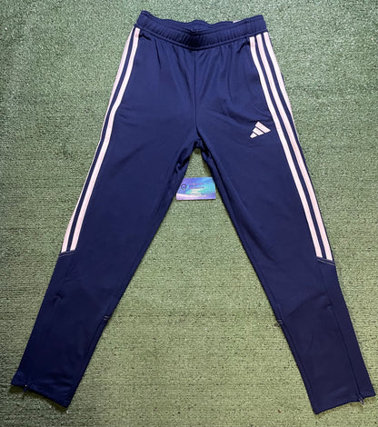 Adidas navy and white tracksuit