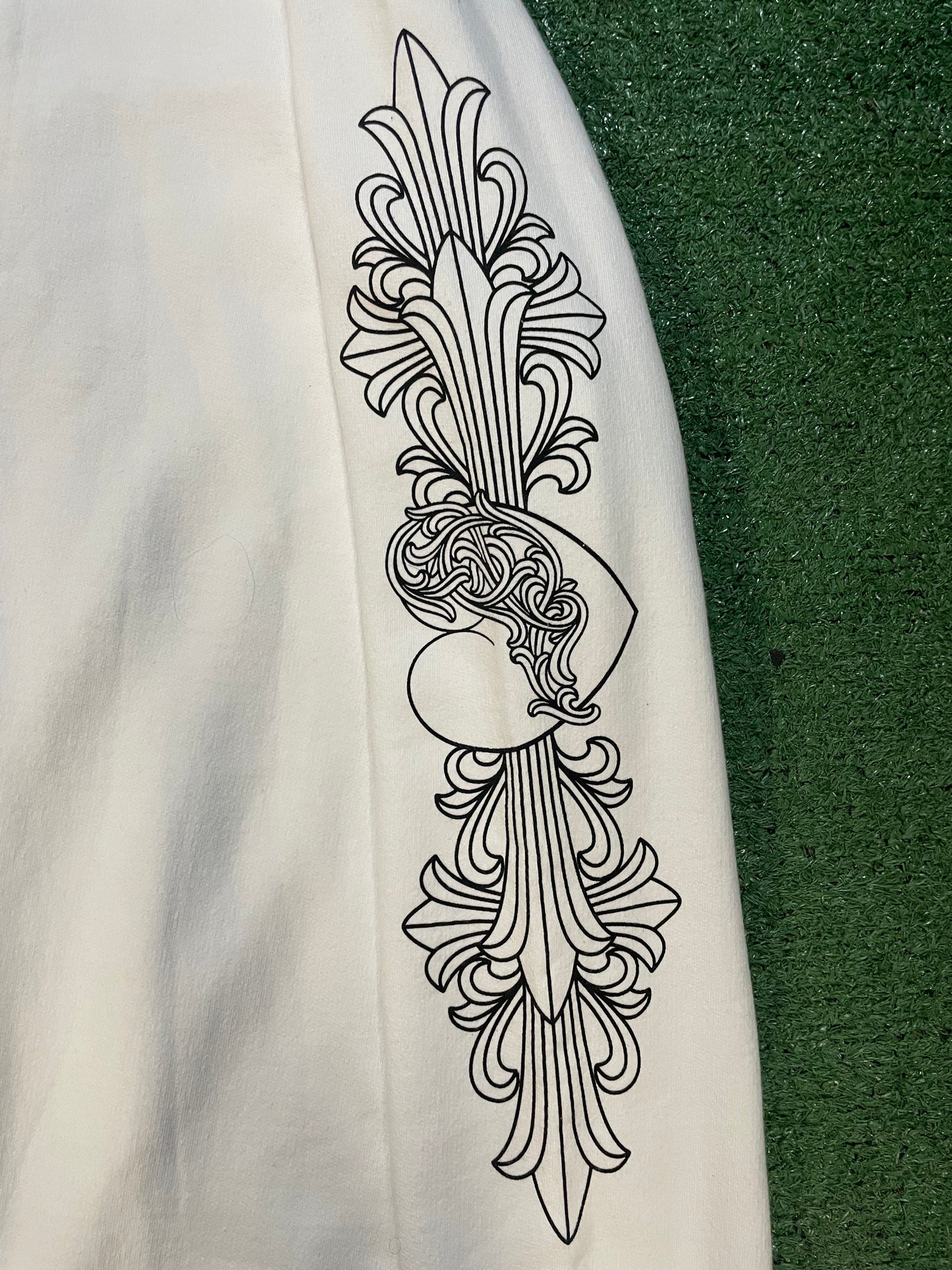 Chrome Hearts love you floral crewneck