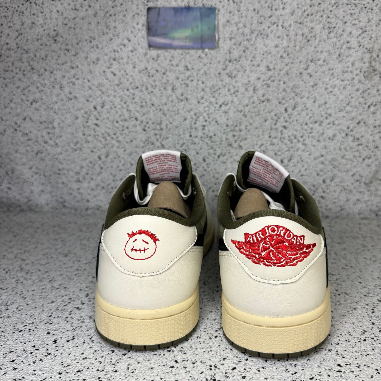 Jordan 1 Low Travis Scott Medium Olive 10 Men “Preowned”