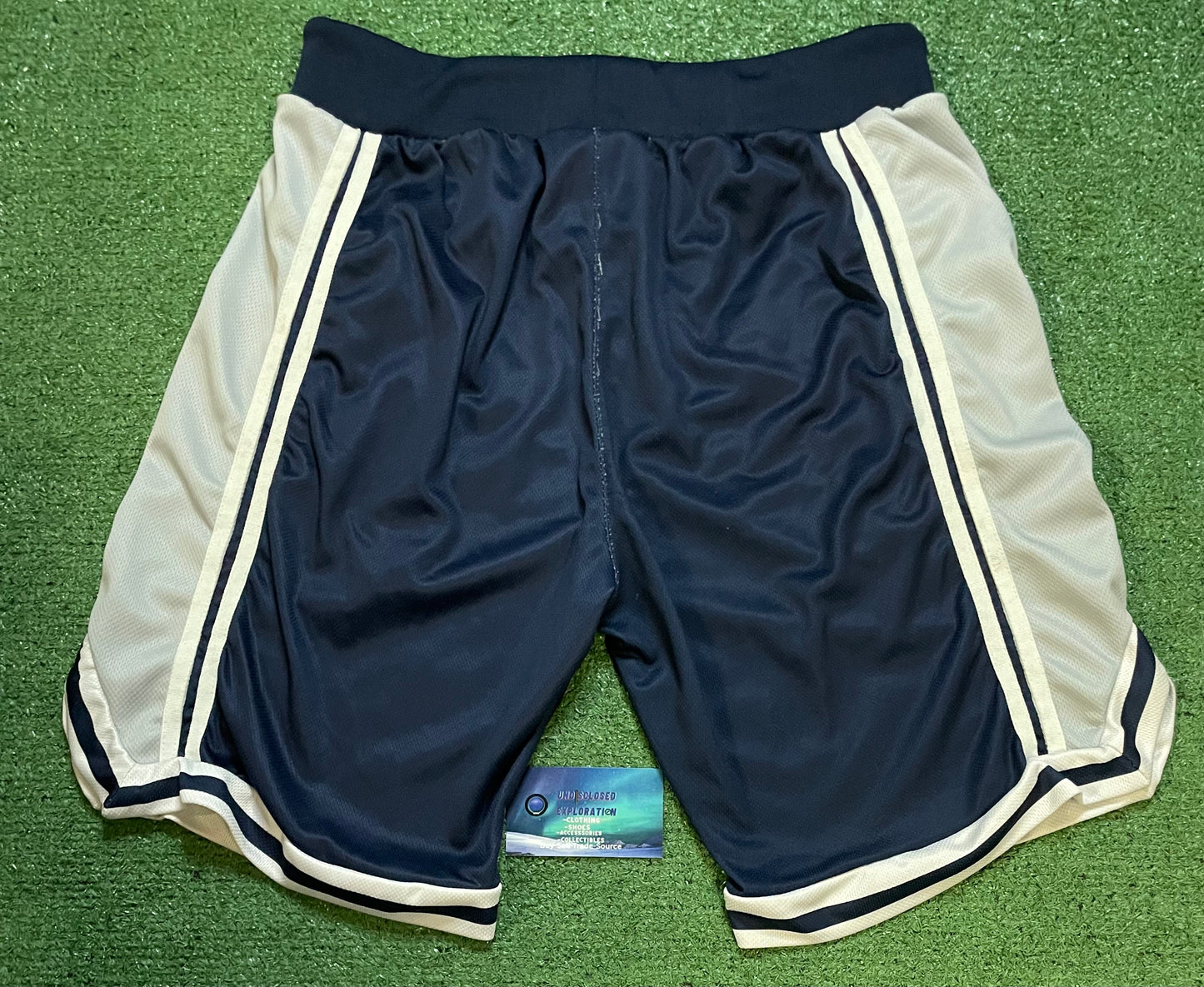 Sky Blue blue and grey shorts