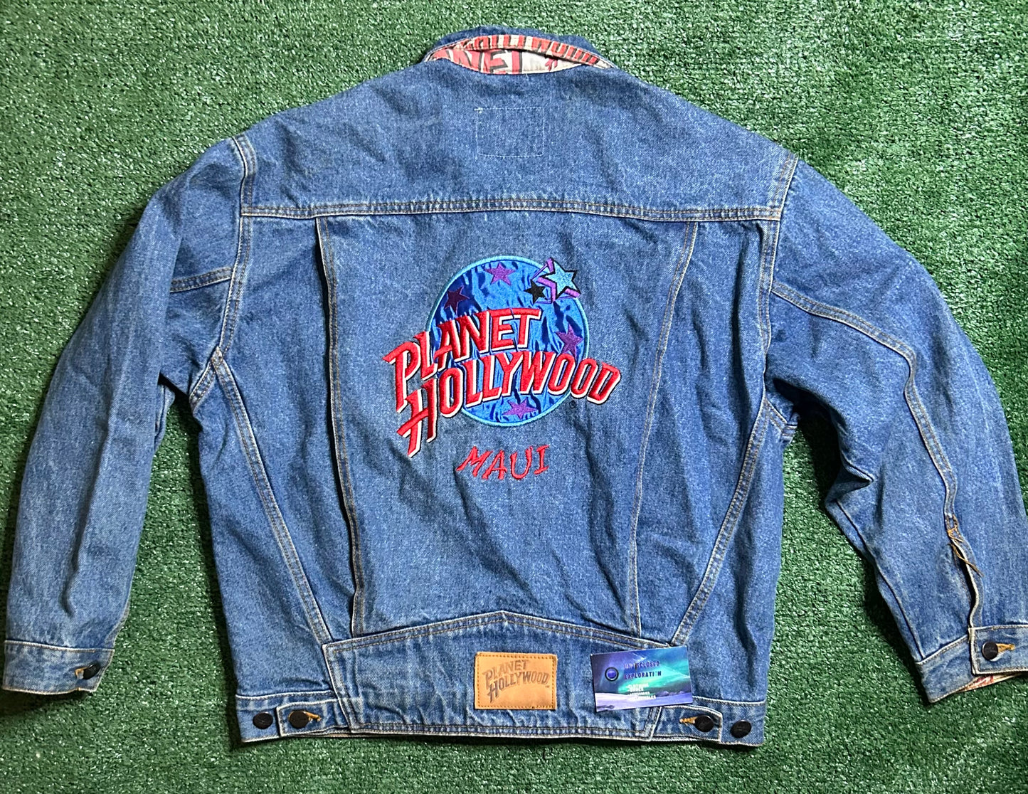 Vintage Planet Hollywood maui Jean Jacket