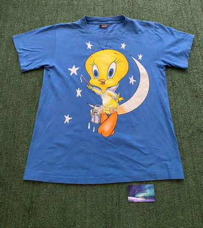 Vintage Tweety Bird Painting Tee