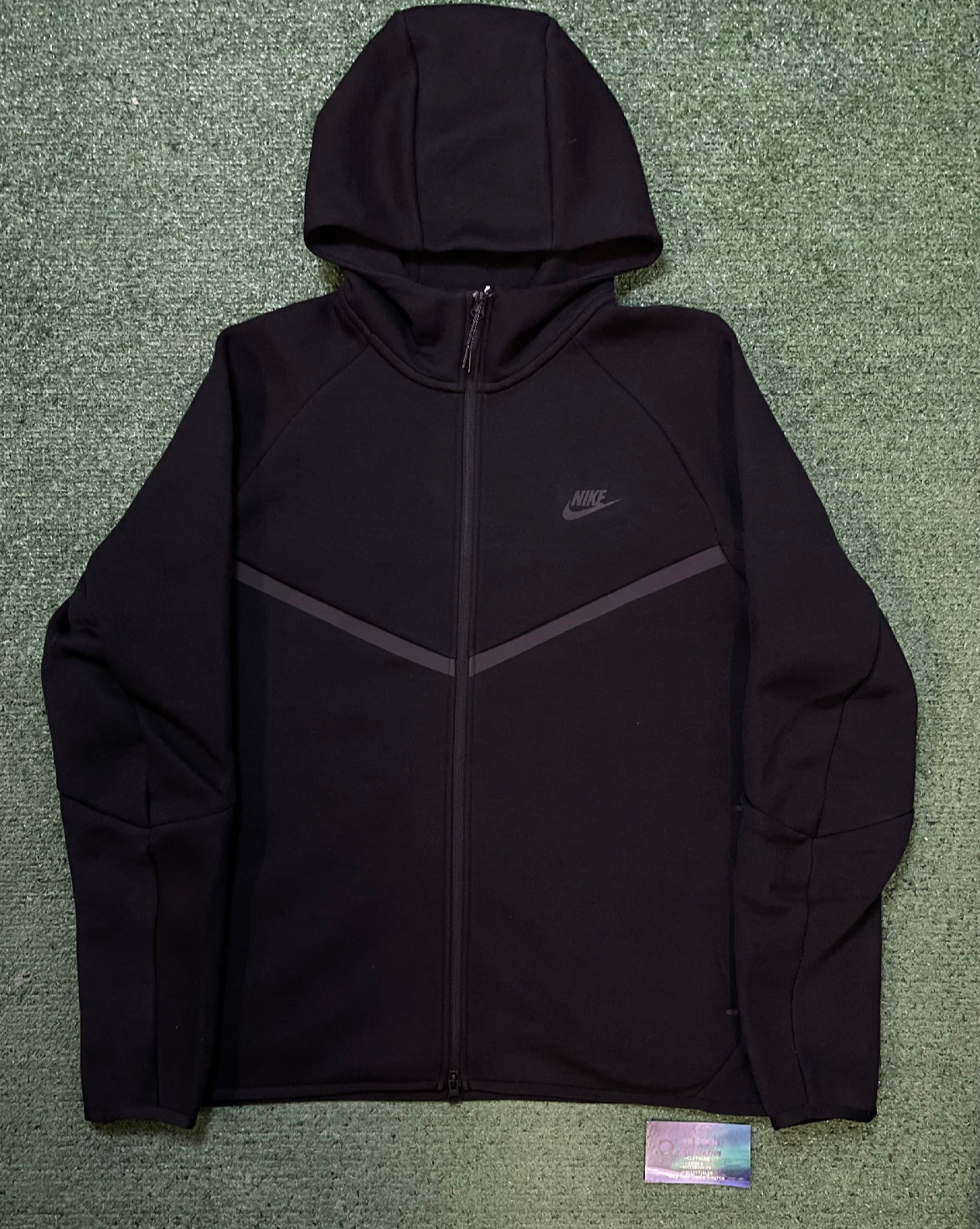 Nike tech fleece black hoodie