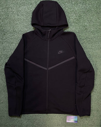 Nike tech fleece black hoodie