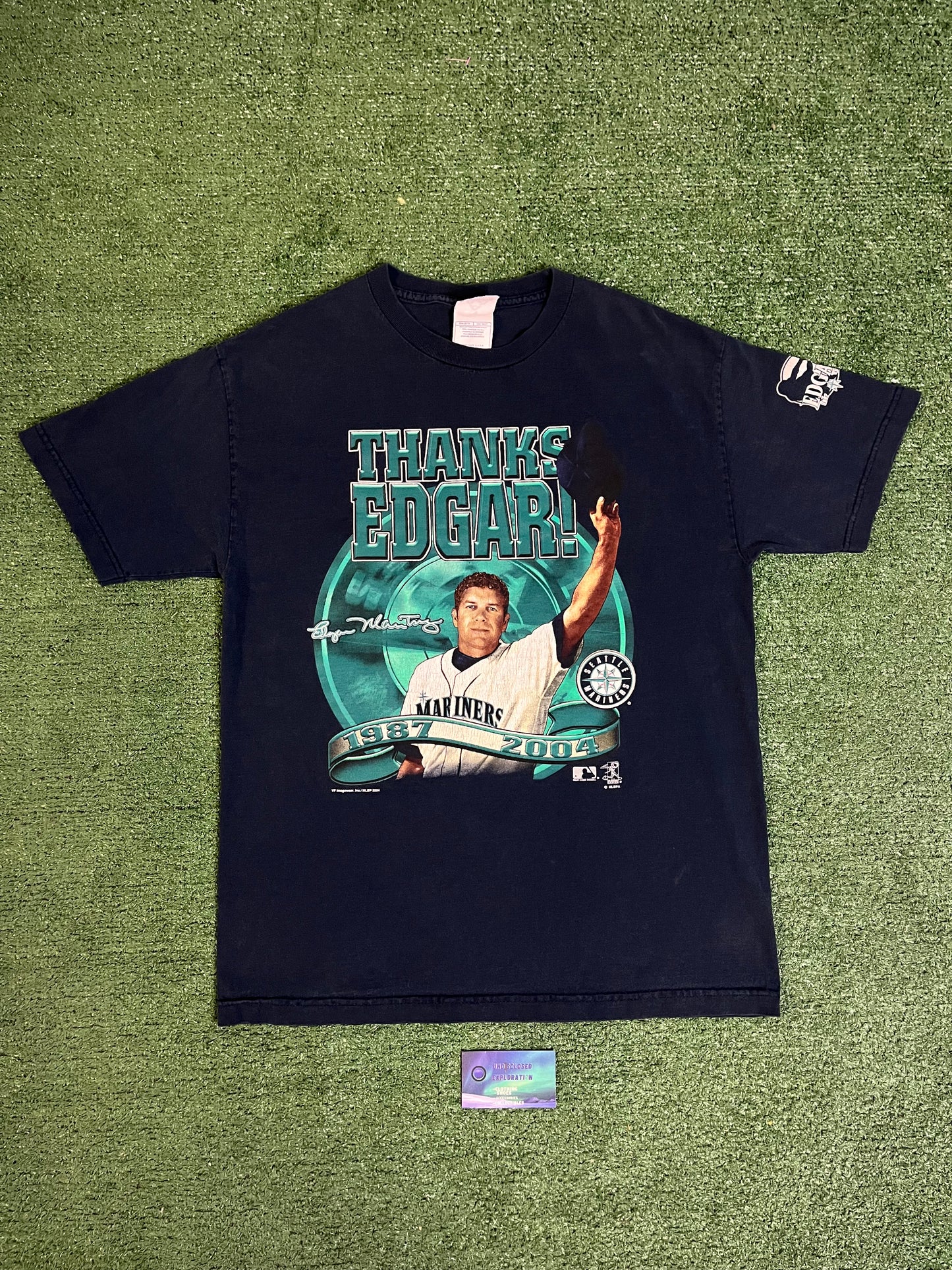 Vintage 2000s Seattle mariners Edgar Martinez  farewell tee