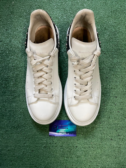 Alexander McQueen white studded sneakers size 13men/14.5women(EU 46)