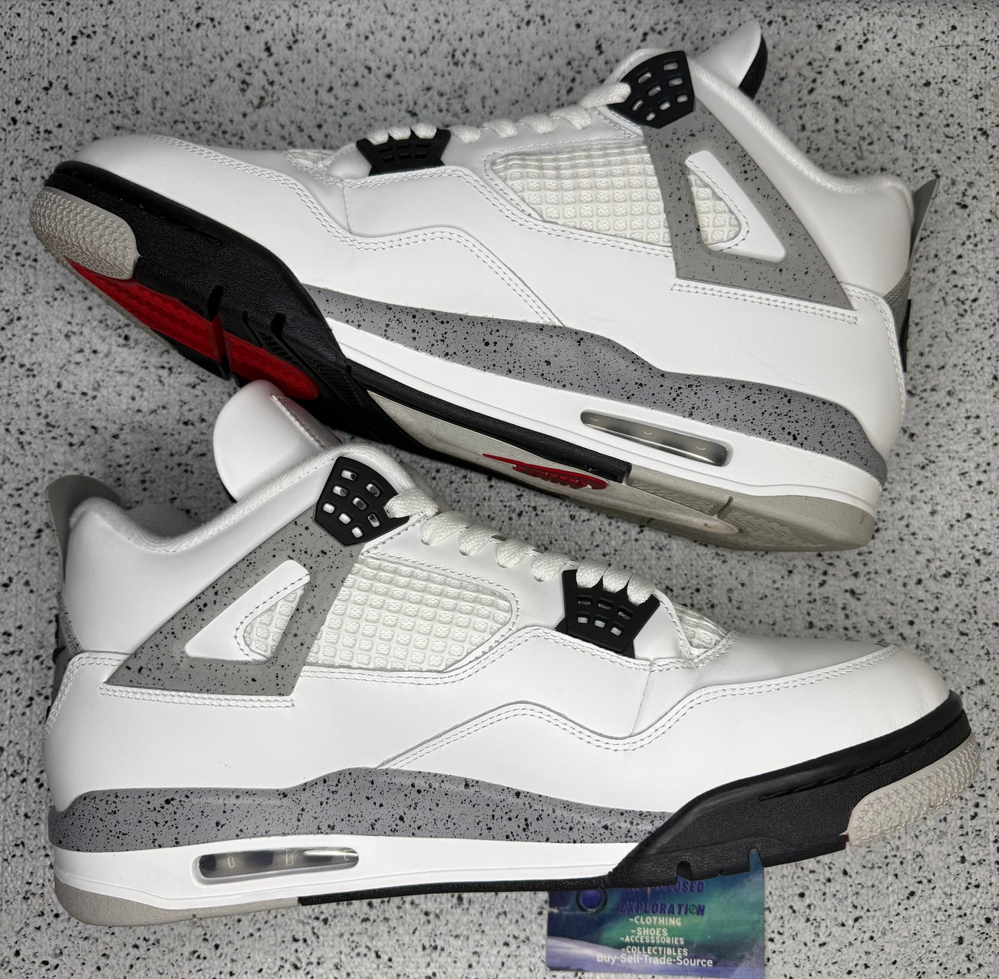 Jordan 4 White Cement 13 Men “Preowned”