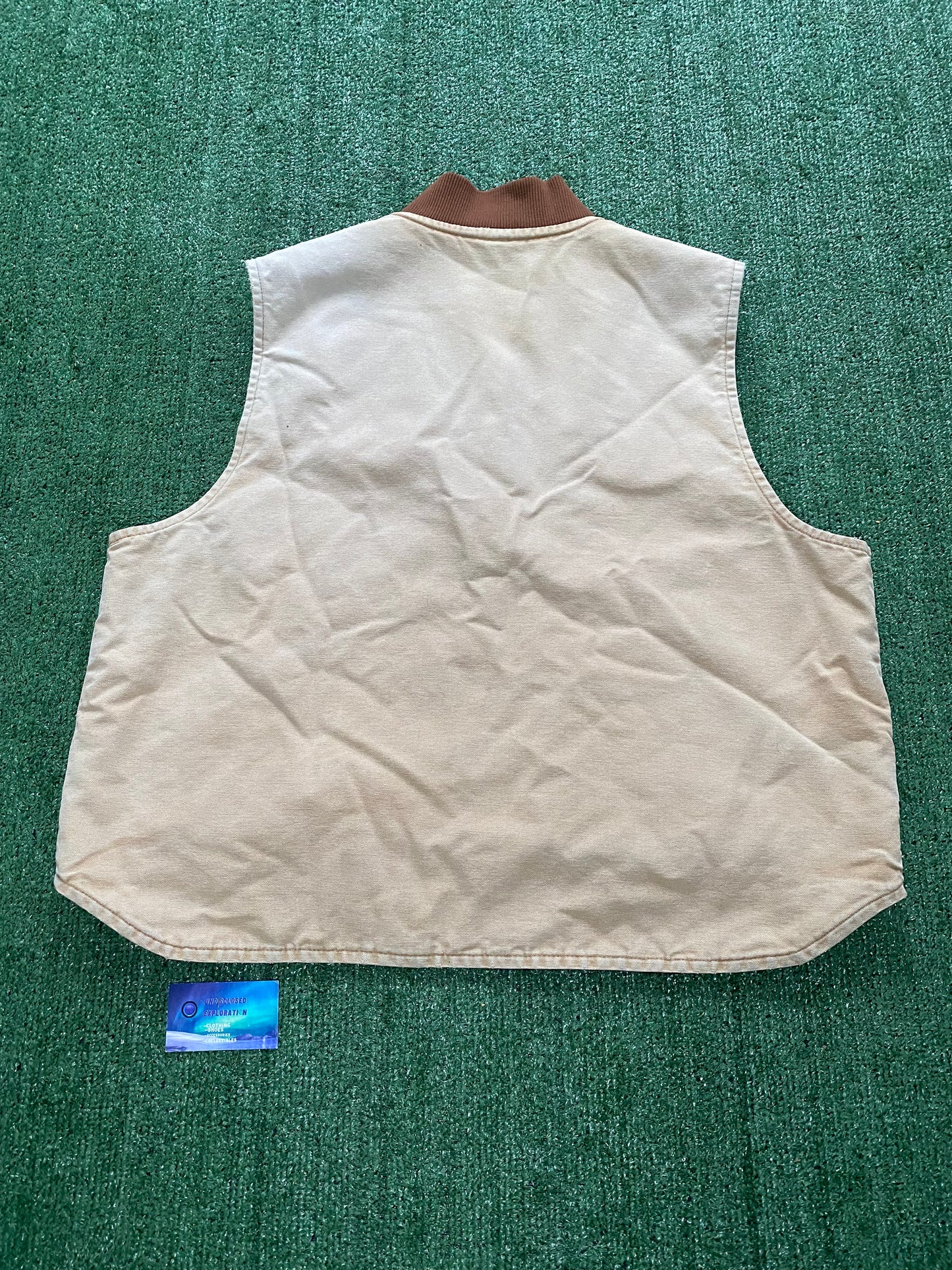 Vintage Carhartt tan vest