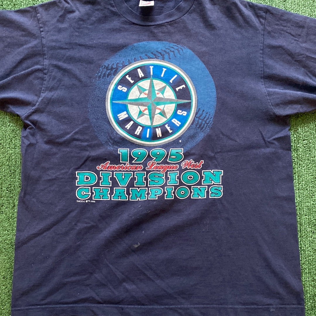 Vintage Seattle Mariners 1995 Division Champions T-shirt