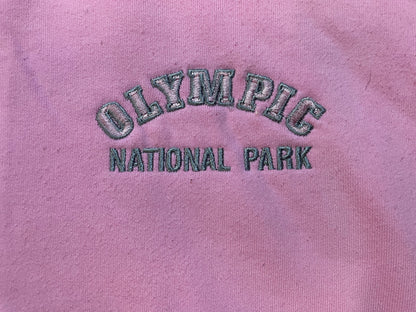 Olympic National Park pink and grey hoodie