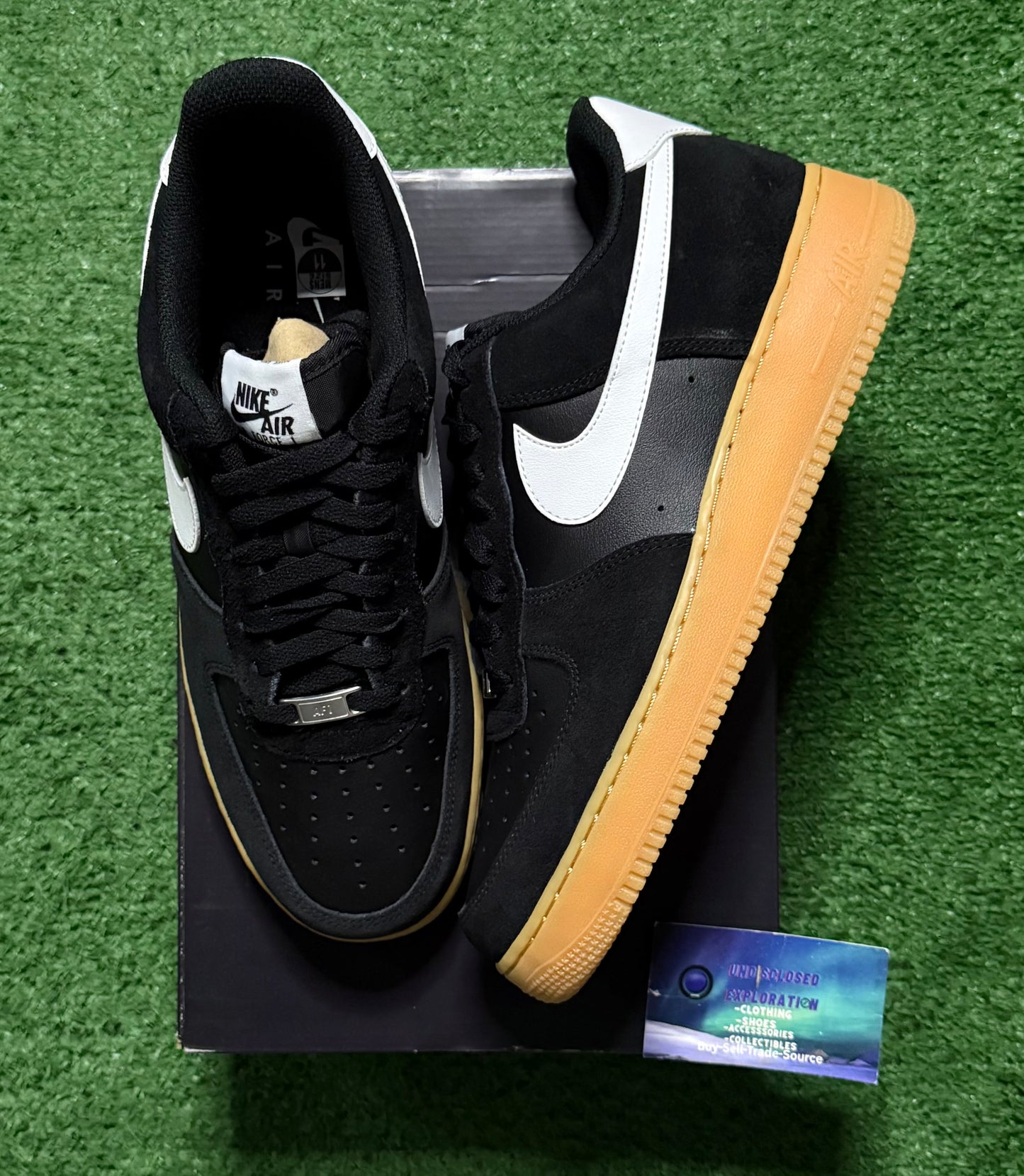 Nike Air Force 1 Gum Pack Black