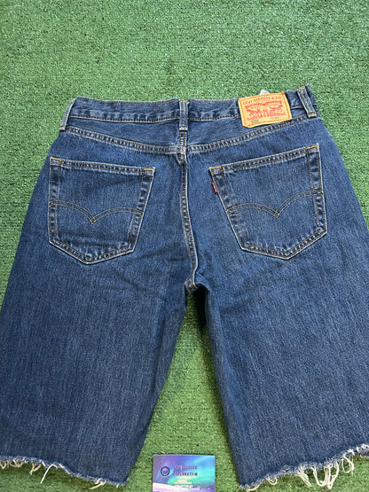 Levi 505 dark wash Jean shorts