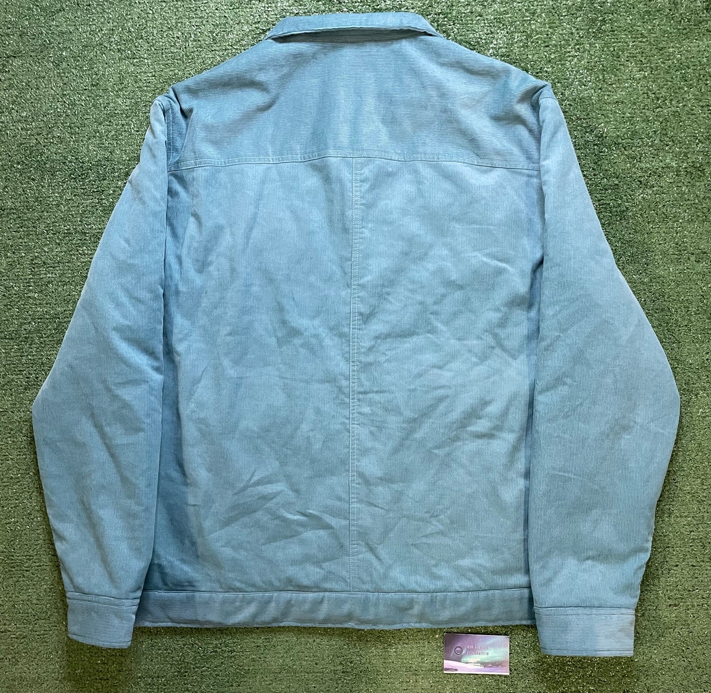 The North Face algae blue Sherpa   Button up jacket