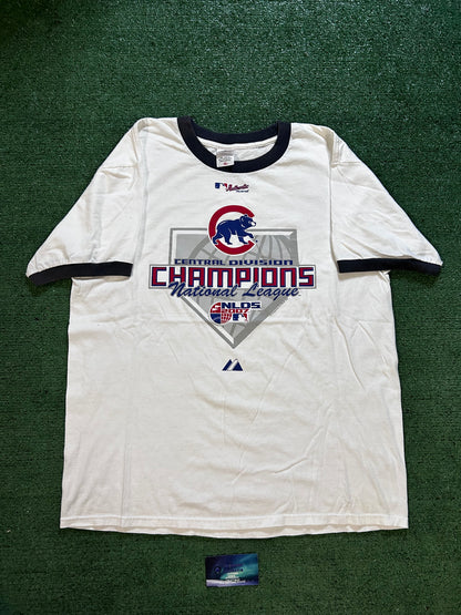 Vintage 2000s Central division Chicago cubs champions tee