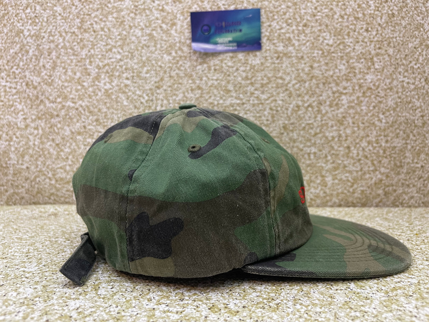 Supreme 6 Panel Woodland Camo Hat FW17