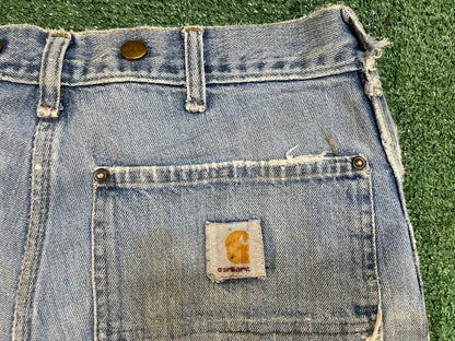 Vintage 1990s Carhartt double denim knees
