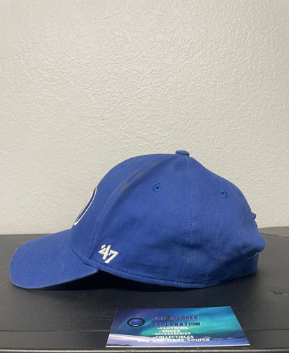 Seattle Seahawks blue throwback logo hat