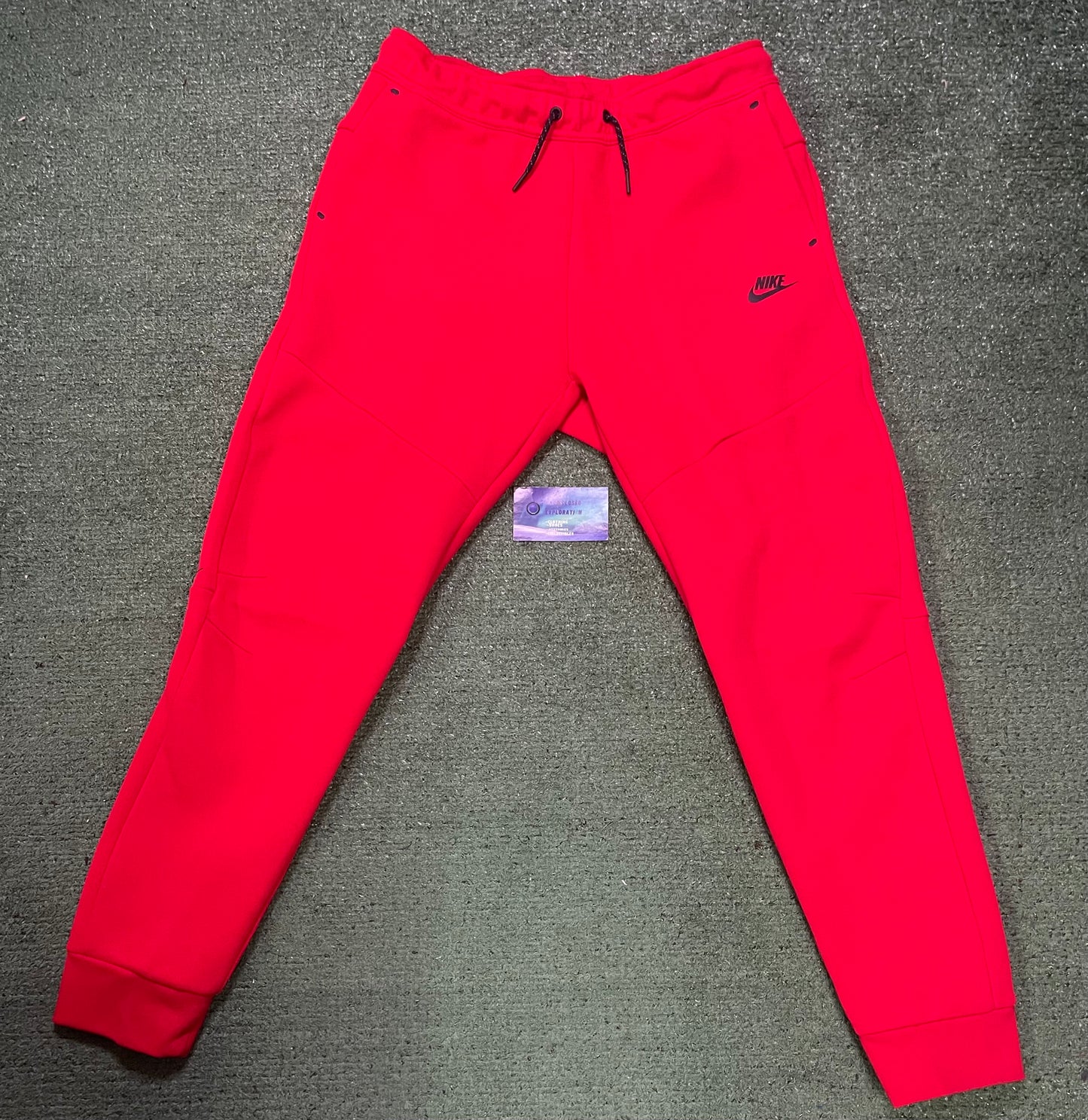 Nike tech fleece kids red joggers