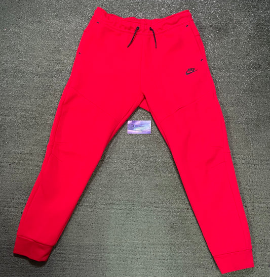 Nike tech fleece kids red joggers