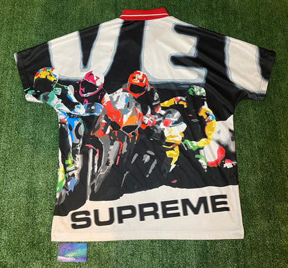 Supreme racing soccer jersey