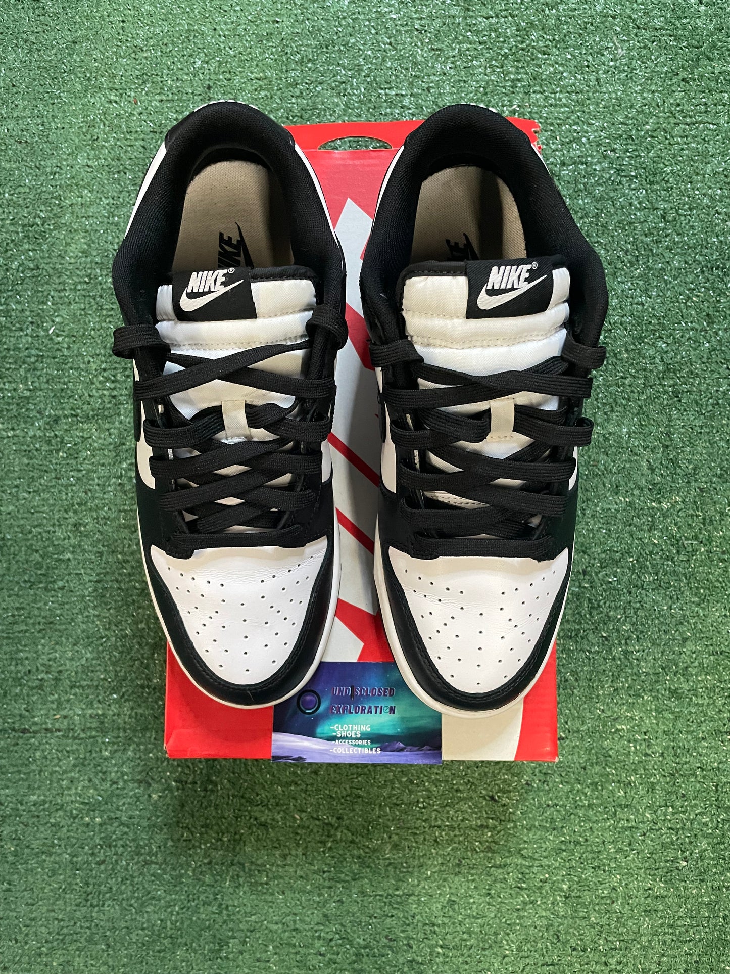 Nike Dunk Low black and white panda size 9men/10.5women